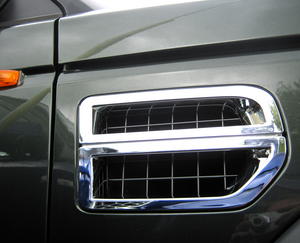 Land Rover Discovery 3 Chrome Side Vent Cover ( chrome ABS ) Preview